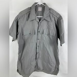 RARE Vintage Conqueror Lyon Tailoring Co. Cleveland OH Short Sleeve Shirt, 16.5